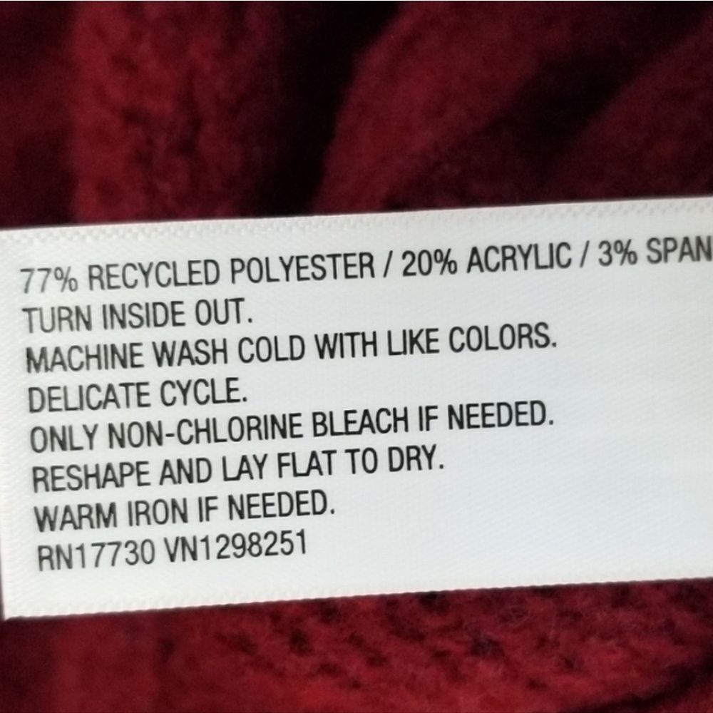 Universal Thread XL Burgundy Knit Sweater Dress - New - Picture 3 of 4